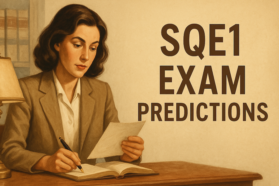 SQE1 Exam Predictions July 2025 & January 2026: FLK1 Focus & FLK2 Trends Analysis